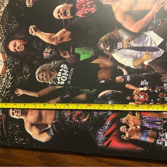 WWF Superstar wooden photo - Picture 5 of 7